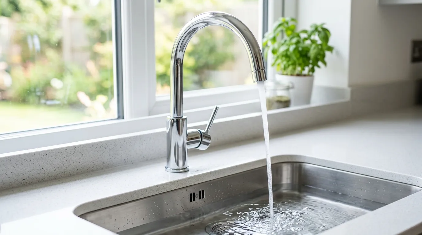 Local Plumbing Master Pros same day plumber fixing a faucet in Santa Rosa, TX